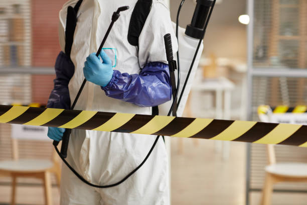 Professional Blood Cleanup technician working in Hebron, MD